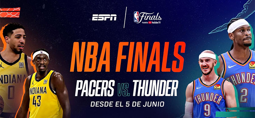 NBA Finals Oklahoma City Thunder vs. Indiana Pacers: ¿Dónde ver? Día, hora, canal de TV, streaming online