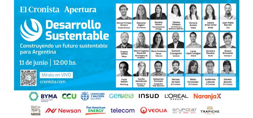 El Cronista organiza una nueva edición del evento Desarrollo Sustentable 2025