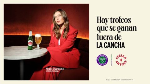 Stella Artois anuncia su alianza con Wimbledon y presenta campaña global con María Sharapova