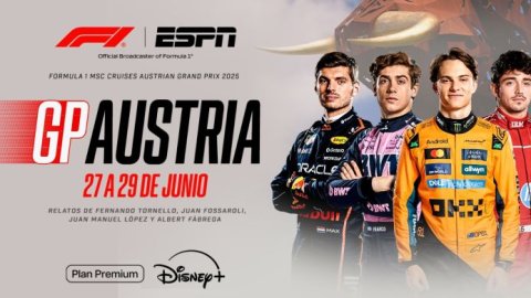 ESPN trae a DISNEY+ el prometedor GP de Austria de F1