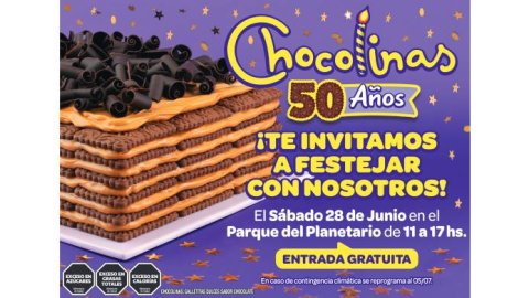 Chocolinas celebra sus 50 años con un evento gratuito en el Planetario