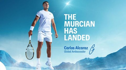 Carlos Alcaraz es el nuevo embajador global de Danone