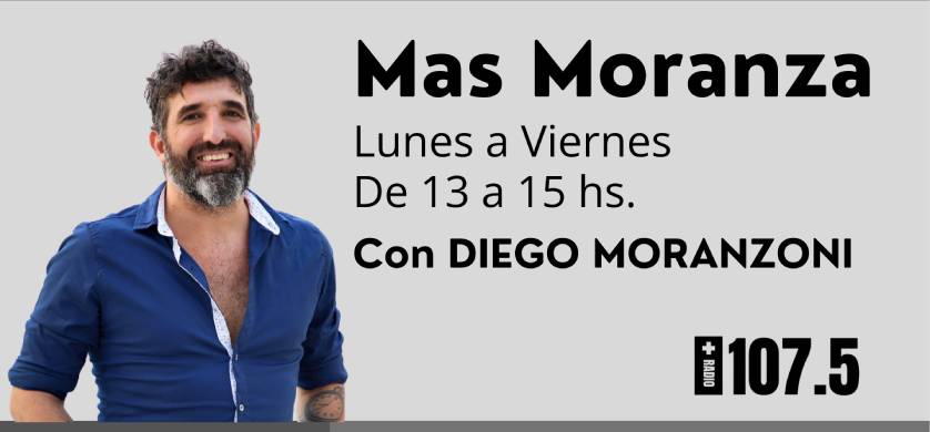 Diego Moranzoni se suma a la programación de 107.5 Más Radio
