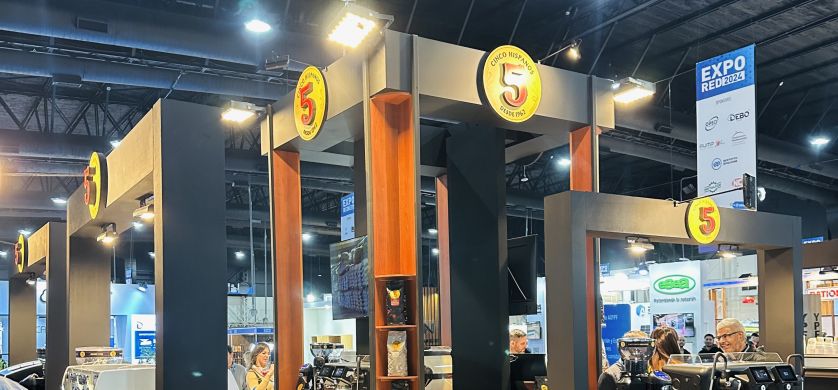Café 5 Hispanos, presente en la Expo Red YPF 2025 con un stand exclusivo