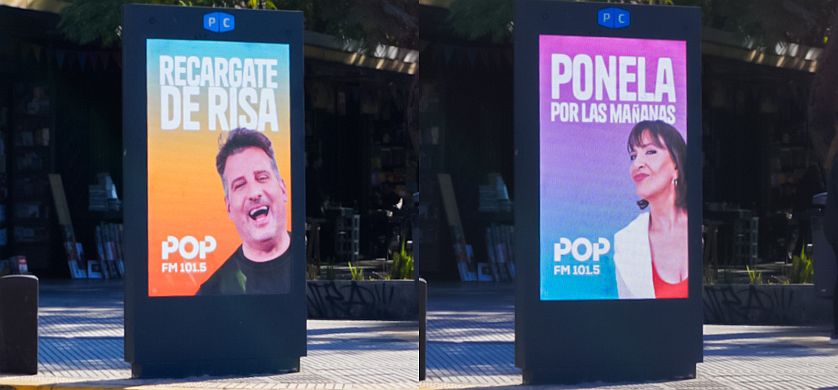 Pop 101.5 sale a la calle con una campaña que hace ruido