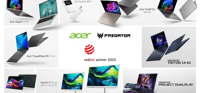 Acer suma nuevos reconocimientos internacionales en los Red Dot Awards 2025