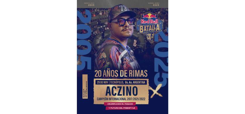 Red Bull Batalla celebra sus 20 años con un evento en Tecnópolis