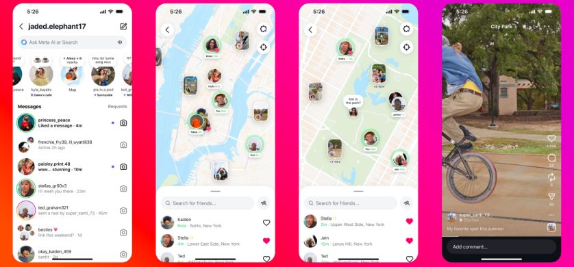 Instagram estrena mapa de amigos y lanza su función repost
