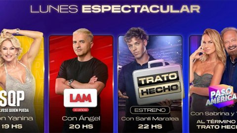 Noche de estreno en América TV