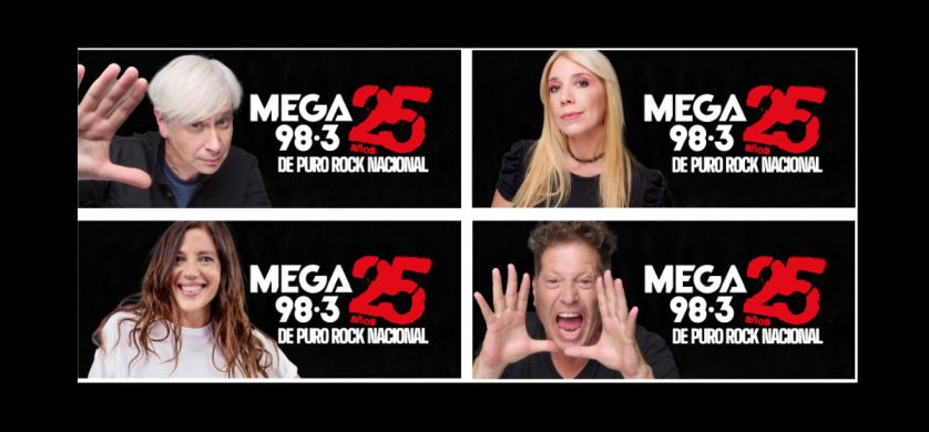 Nueva campaña de Mega 98.3 por su 25 aniversario