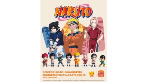 Burger King sorprende con juguetes de Naruto y un menú especial inspirado en Japón