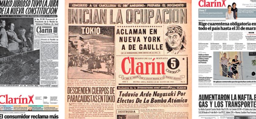 Clarín celebra 80 años acompañando la historia argentina