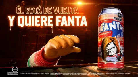 Fanta y Universal Pictures presentan una edición limitada inspirada en Chucky para Halloween