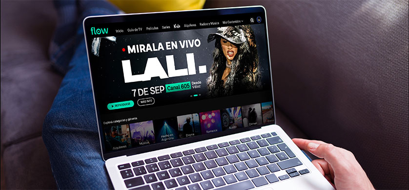 Flow transmite en vivo el show de LALI en el estadio de Vélez