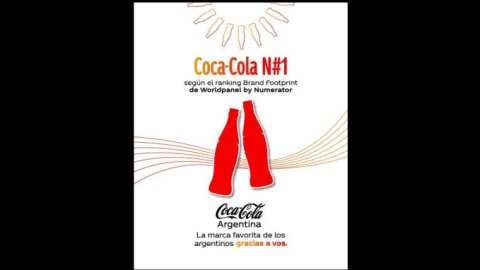 Coca-Cola, un clásico argentino: reconocida por quinto año consecutivo como la marca más elegida en el país
