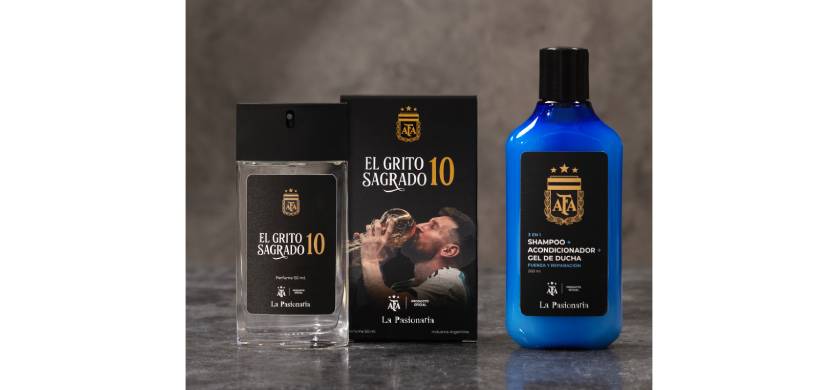 La AFA elige a La Pasionaria para lanzar los perfumes oficiales de la Selección Argentina