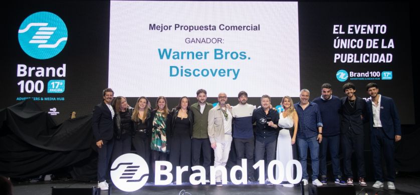 Warner Bros. Discovery fue premiada en brand100 2025