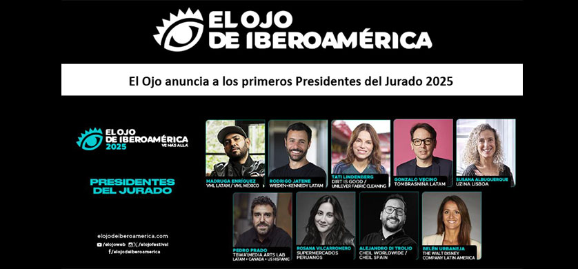 El Ojo de Iberoamérica 2025 anuncia a sus primeros presidentes de jurado