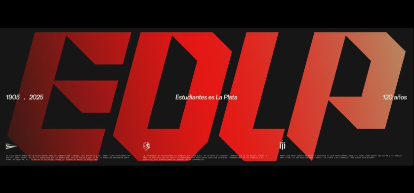 Estudiantes de La Plata presenta su nuevo sistema de marca