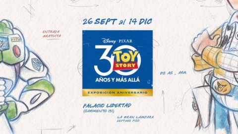 "Toy Story 30: Exposición aniversario" en el Palacio Libertad de Buenos Aires