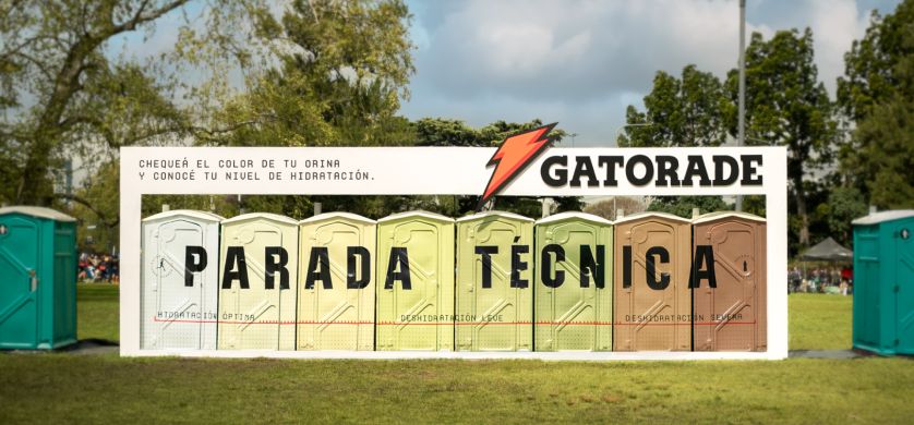 Primera acción de Gatorade & TombrasNiña en la Maratón de Buenos Aires