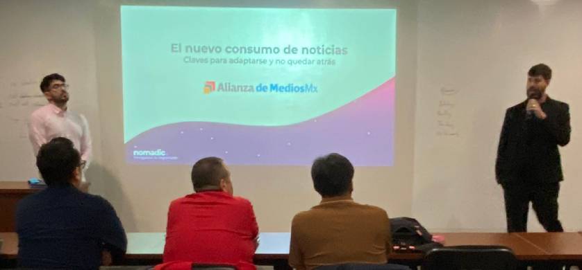 La Alianza de Medios de México y Nomadic analizaron en la OEM los cambios en el consumo de noticias