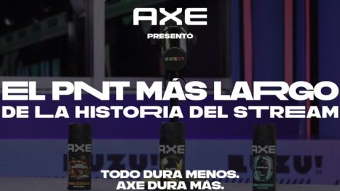 AXE Supreme presenta el PNT más largo de la historia del streaming