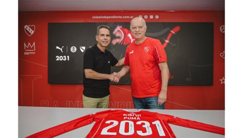 PUMA renueva su vínculo con el Club Atlético Independiente