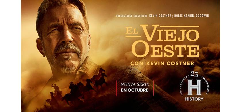 Kevin Costner presenta una nueva mirada sobre el Oeste en HISTORY