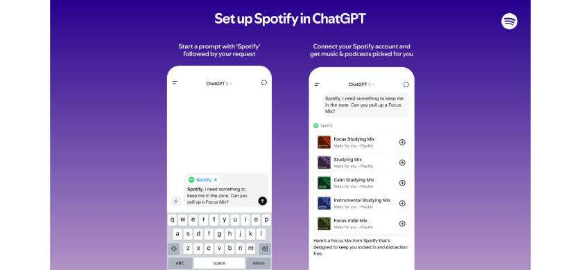 Spotify se integra con ChatGPT y ofrece recomendaciones personalizadas de música y pódcast