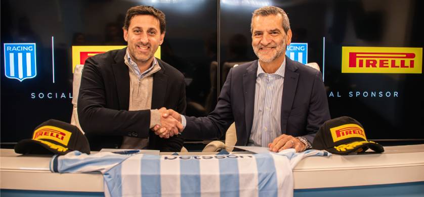 Pirelli y Racing Club anuncian una alianza para impulsar acciones sociales