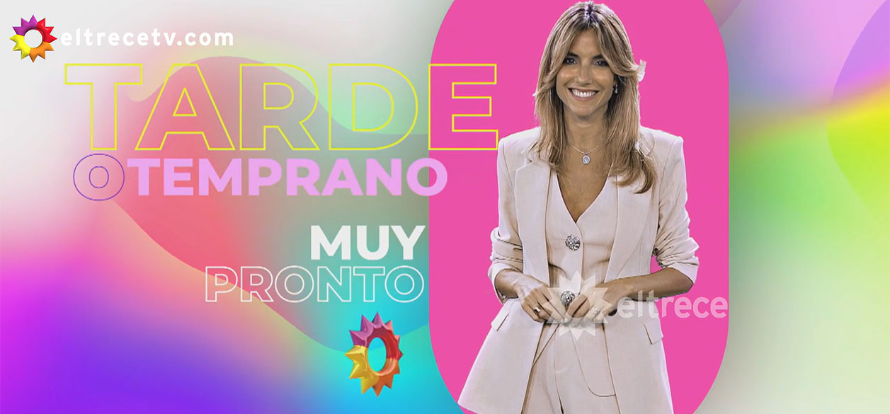 María Belén Ludueña estrena “Tarde o temprano”, su nuevo magazine en eltrece