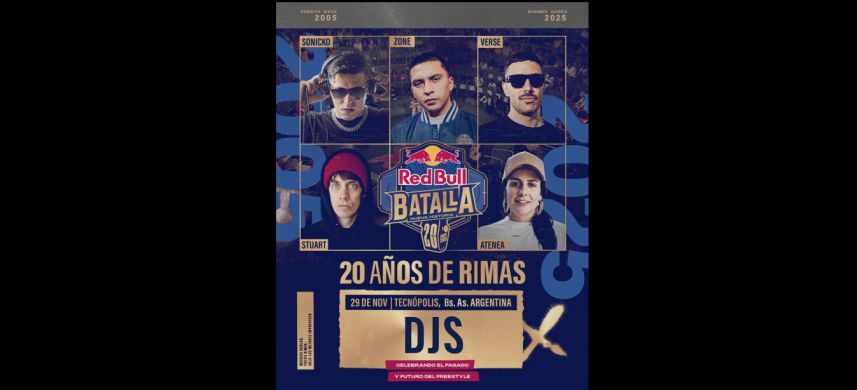 Confirmados los DJs que pondrán ritmo a los 20 años de Red Bull Batalla