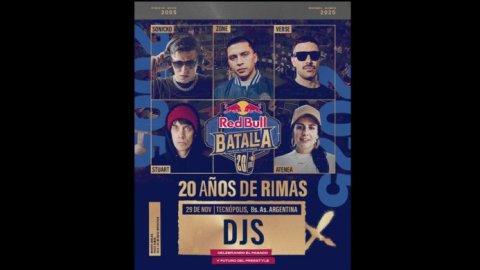 Confirmados los DJs que pondrán ritmo a los 20 años de Red Bull Batalla