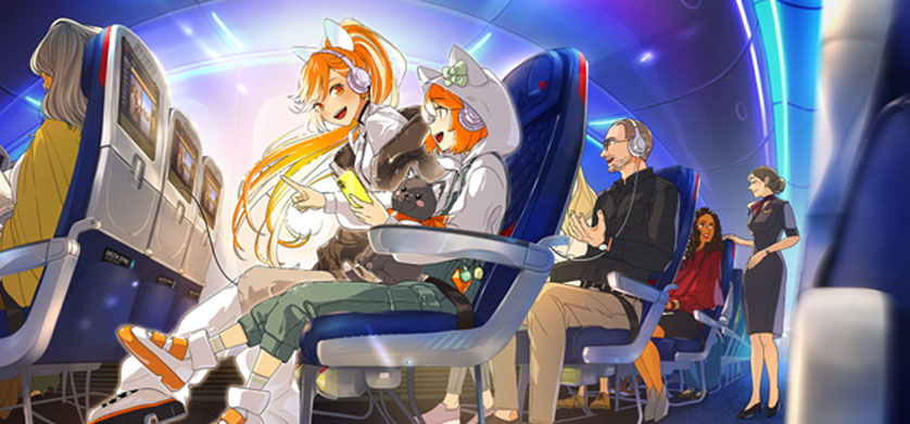 Crunchyroll Llega a los Vuelos de Delta Air Lines en noviembre