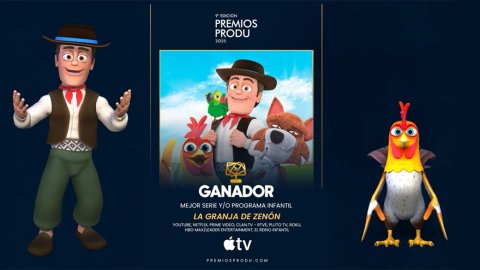 La Granja de Zenón recibe el Premio PRODU a Mejor Serie Infantil 2025