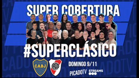 PicadoTV y Streams Telefe se unen para una cobertura especial del superclásico