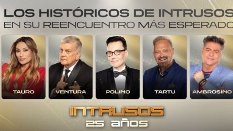 Los históricos regresan a la mesa de Intrusos por el 25 aniversario