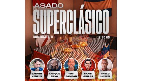 Futbol Sites prende la previa del Boca-River con el Asado Superclásico