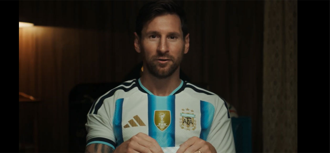 Adidas reveló la nueva camiseta de la Selección Argentina y presentó nueva campaña