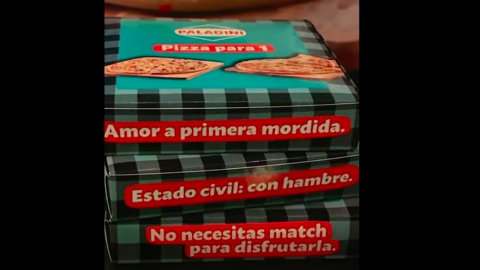 “Pizza para 1”: la activación de Paladini en el marco del Día del Soltero