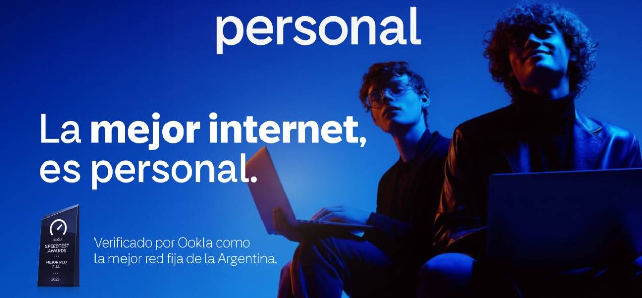 Premio Ookla: Personal fue elegida la mejor Red Fija del país y la Red Móvil 5G más rápida
