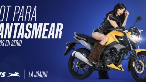 La Joaqui protagoniza “Not para Fantasmear”, la nueva campaña de TVS Motos