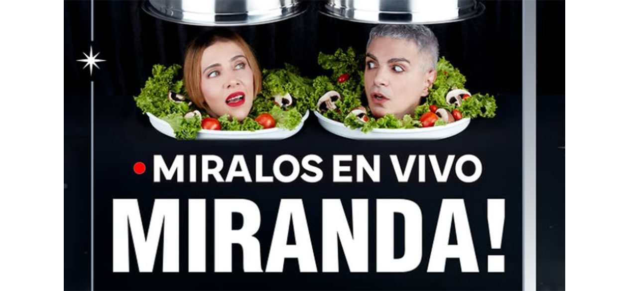 Flow transmitirá en vivo el show de Miranda!
