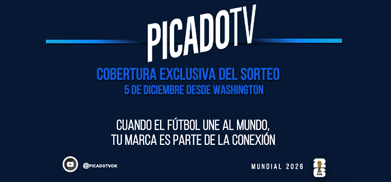 PicadoTV transmitirá en vivo el sorteo de grupos del Mundial 2026