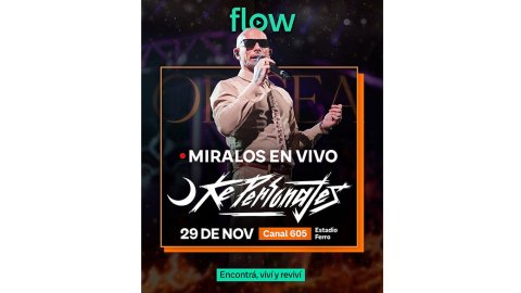 Flow transmite en vivo el show de Ke Personajes en Ferro