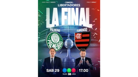 Palmeiras vs Flamengo: la final de la Libertadores se vive por Telefe y ESPN en Disney+