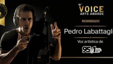 Pedro Labattaglia, voz artística de Metro Power Hits 95.1, nominado a los Voice Arts Awards 2025