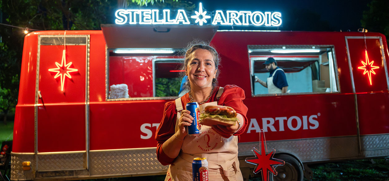 Narda Lepes cocinó para el bajón: ¿qué chefs se suman este fin de semana al foodtruck de Stella Artois?