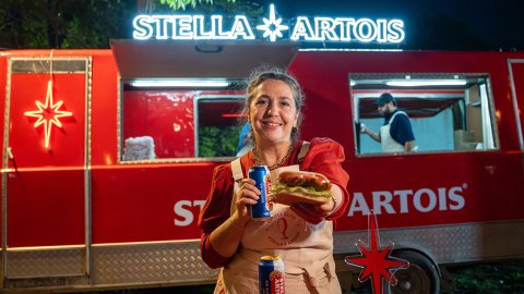 Narda Lepes cocinó para el bajón: ¿qué chefs se suman este fin de semana al foodtruck de Stella Artois?